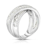 3ct Baguette Cut Diamond Engagement Ring 14k White Gold Finish Iced Cross Design