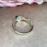 0.5ct Round Cut Moissanite Knot Women Engagement Ring 14k Yellow Gold Plated