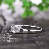 2.65ct Round Cut Diamond Stackable Design Wedding Ring Band 14k WhiteGold Finish