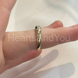 0.5ct Round Cut Moissanite Star Dome Women Engagement Ring 14K YellowGold Plated