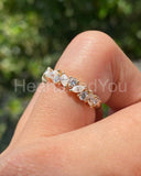 0.2ct Marquise Simulated Diamond Half Eternity Open Cuff Band 14k Gold Plated