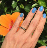 2ct Wedding Band Princess Cut Diamond Milgrain Stackable 14k White Gold Finish