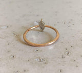 1.4ct Round Cut Diamond Engagement Ring Accents Solitaire 14k Rose Gold Finish