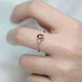 1ct Oval Cut Pink Ruby Engagement Ring Round Accent Trilogy 14k Rose Gold Finish