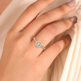 2.1ct Engagement Ring Round Cut Diamond Accent Halo Design 14k YellowGold Finish