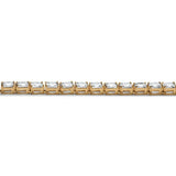30Ct Princess Cut VVS1/D Diamond Unique Tennis Necklace Solid 14K Rose Gold Over