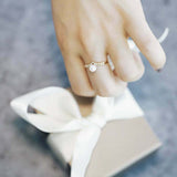 1ct Round Cut Diamond Pearl Tiara Engagement Ring 14k Yellow Gold Finish