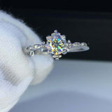 1.5ct Round Cut Diamond Engagement Ring Stylish Solitaire 14k White Gold Finish