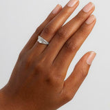 2.2ct Cushion Cut Diamond Vintage Milgrain Bridal Set Ring 14k White Gold Finish