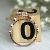 2.5ct Cushion Cut DVVS1 Diamond Vintage Halo Engagement Ring 14K Rose Gold Over