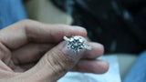 2ct Round Cut Diamond Classic Solitaire Engagement Ring 10k Real Solid WhiteGold