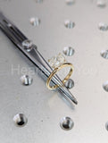 0.5ct Oval Simulated Diamond Solitaire Engagement Ring 14k Yellow Gold Plated