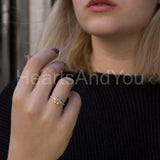 2ct Emerald Cut Simulated Peach Morganite Accented Ring 14k White Gold Plated