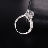 1.9ct Round Cut Diamond Engagement Ring 14k White Gold Finish Antique Solitaire