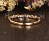 0.3ct Round Cut Simulated Amethyst Minimalist Wedding Band 14k YellowGold Plated