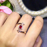 1ct Oval Cut Pink Ruby Engagement Ring Bypass Arrow Halo 14k Yellow Gold Finish