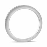 Half Eternity Wedding Ring Band 1.4ct Round Cut Diamond 14k White Gold Finish