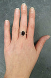 2ct Engagement Ring Oval Cut Red Garnet Bezel Set Solitaire 14k WhiteGold Finish