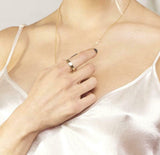 0.1ct Round Cut VVS1D Diamond Wedding Band 14k Yellow Gold Finish Dog Pet Teeth