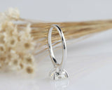 2ct Oval Cut VVS1 Diamond Engagement Ring 4 Prong Solitaire 14k WhiteGold Finish