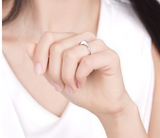 0.5ct Round Cut VVS1D Diamond Engagement Ring 14k White Gold Finish Solitaire