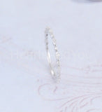 0.3ct Marquise Simulated Diamond Anniversary Wedding Band 14k White Gold Plated