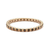 1ct Round Black Diamond Engagement Ring 14k Rose Gold Over Square Block Trio Set