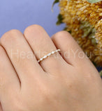 0.3ct Marquise Simulated Diamond Eternity Wedding Band 14k Yellow Gold Plated