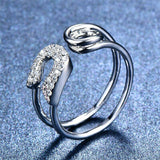 1.2ct Round Cut VVS1 Diamond Engagement Ring 14k White Gold Finish Unique Design