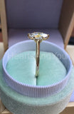 0.5ct Marquise Simulated Diamond Solitaire Engagement Ring 14k YellowGold Plated