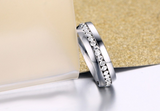 1ct Round Cut Diamond Wedding Ring Band 14k White Gold Finish Eternity Stackable