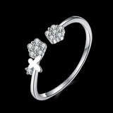 1.2ct Round Cut Diamond Engagement Ring 14k White Gold Finish Floral Open Design