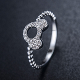 1.5ct Round Cut VVS1 Diamond Engagement Ring 14k White Gold Finish Mouse Cartoon