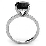 Real 10k White Gold 1.4ct Black Diamond Round Cut Anniversary Engagement Ring