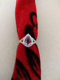 2ct Engagement Ring Pear Cut Purple Amethyst Split Shank Halo 14k WhiteGold Over