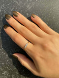 0.5ct Engagement Ring Round Cut Diamond Minimalist Design 14k Yellow Gold Finish