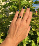 1.2ct Engagement Ring Oval Cut Black Diamond Solitaire 14k Yellow Gold Finish