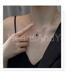 0.6ct Green Emerald Simulated Minimalist Pendant 14k White Gold Plated NO CHAIN