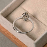 1.5ct Engagement Ring Marquise Cut Morganite Diamond Halo 14k White Gold Finish