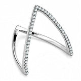 2.5ct Round Cut Diamond Unique Stylish Trendy Cocktail Ring 14K White Gold Over