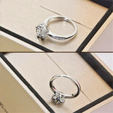 1.7ct Round Diamond Engagement Ring 14k White Gold Finish Halo Accent Solitaire