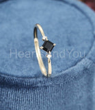 0.3ct Princess Simulated Diamond Trilogy Engagement Ring 14k Yellow Gold Plated