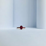 2ct Cushion Cut Pink Ruby Engagement Ring Accent Solitaire 14k YellowGold Finish