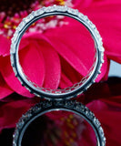 4ct Round Cut Diamond Wide Eternity Wedding Ring Band 14k White Gold Finish