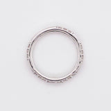 0.5ct Baguette Cut Simulated Sapphire Eternity Wedding Band 14k WhiteGold Plated