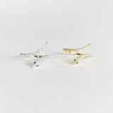 0.2ct Round Cut Moissanite Stacking Promise Engagement Ring 14k WhiteGold Plated