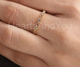 0.3ct Round Cut Simulated Amethyst Minimalist Wedding Band 14k YellowGold Plated