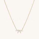 1ct Marquise Simulated Diamond Stylish Pendant with Chain 14k Yellow Gold Plated