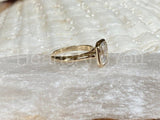 2.2ct Emerald Simulated Diamond Solitaire Bezel Set Ring 14k Yellow Gold Plated