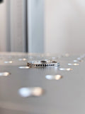 0.1ct Round Cut Simulated Diamond Anniversary Wedding Band 14k White Gold Plated